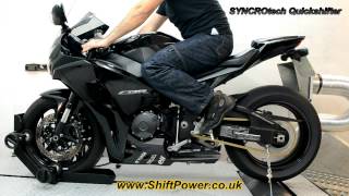 SYNCROtech Quickshifter CBR1000RR on Dyno ultrafast and smooth [upl. by Enyaj]