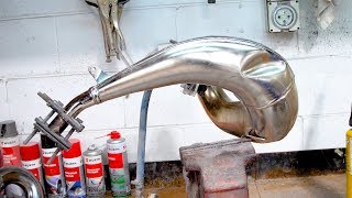 HowTo Fix a Dented TwoStroke Pipe [upl. by Jerrie]