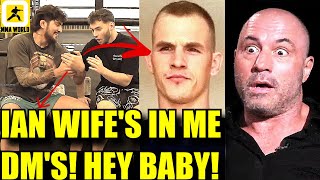 Dillon Danis leaks DMs sent to him by Ian Garrys wife Joe Rogan on Tony under Goggins Bryce UFC [upl. by Aoket]