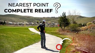 How to Take FREE RELIEF From a Cart Path [upl. by Johna571]