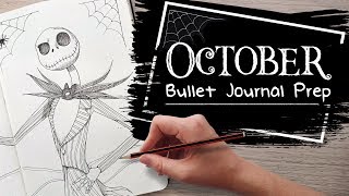 PLAN WITH ME  OCTOBER 2019 Bullet Journal Setup  Halloween theme [upl. by Enelrak]