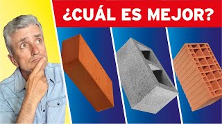 👷 3 Tipos de LADRILLO 👌Cuál es Mejor para la Construcción de Casas [upl. by Cirad]