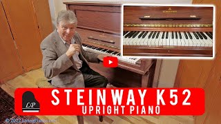 Steinway Upright Piano for Sale  Elegant Simplicity at Living Pianos [upl. by Thesda]