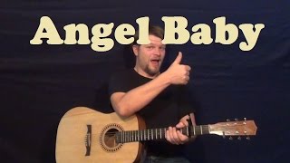 Angel Baby Rosie amp The Originals Easy Guitar Lesson Strum Fingerstyle How to Play [upl. by Cilka275]