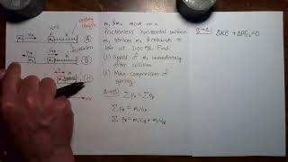 Module 9  Video 2  Conservation of Momentum and Mechanical Energy Example Problem [upl. by Vigen75]