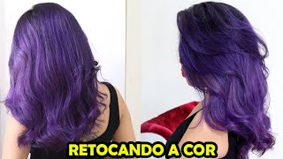 CABELO ROXO COM VIOLETA GENCIANA [upl. by Ydarb]