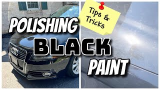 Polishing HAMMERED Black Audi Paint How To Approach As A Detailer  Tips amp Tricks [upl. by Lada]