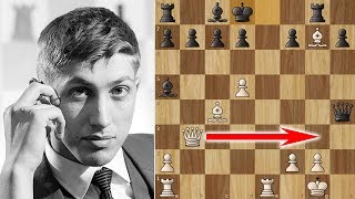 Bobby Fischers Amazing 17 moves Victory in the Evans Gambit [upl. by Launame]