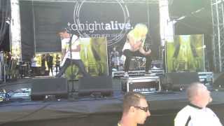 Tonight Alive  No Different Live at Vans Warped Tour 2013 Melbourne [upl. by Taft]