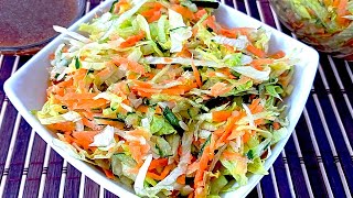 🤤😋 Esta es la ensalada más fácil de preparar ¡Te encantará 🥕 [upl. by Aleek]