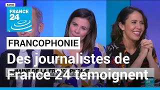 Semaine de la francophonie  le bilinguisme vu par les journalistes de France 24 • FRANCE 24 [upl. by Eart]