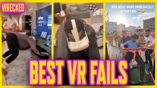 Oculus Virtual Reality Fails That WILL Make u Laugh 😂😂 [upl. by Wendel]