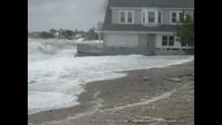 Hurricane Sandy MILFORD CT 1230pm High Tide 10302012 [upl. by Jeremiah]