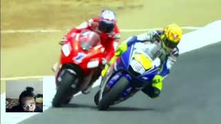 Duel sengit valentino rossi vs casey stonerhistori [upl. by Fechter70]