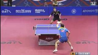 Timo Boll  Qatar Open 2009  quotRight Handedquot [upl. by Fielding978]