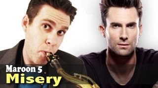 Maroon 5  Saxophone Cover  Misery  BriansThing [upl. by Ludwigg]