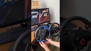 Thrustmaster T150 VS Logitech GT shorts thrustmaster logitech [upl. by Helene]