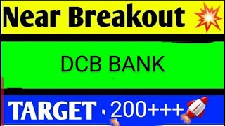 DCB BANK SHARE LATEST NEWS TODAYDCB BANK SHARE ANALYSISDCB BANK SHARE TARGETDCB BANK SHARE [upl. by Anael751]