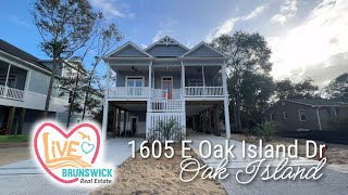 1605 E Oak Island Dr • Oak Island • New Construction by Curtis Skipper [upl. by Hedberg]