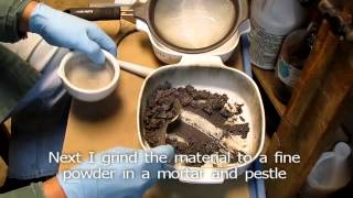 Gold Refining Jewelers Polish Sweeps Complete Process 1of3 [upl. by Namilus740]