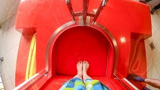 First AquaLoop Slide in Poland  Wodny Park Tychy [upl. by Odlareg82]