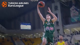 15 Years Old Greens Avdalas becomes youngest EuroLeague scorer ever [upl. by Alarick604]