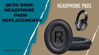 How to Replace Bose QC35 Ear Pads [upl. by Ynnattirb467]