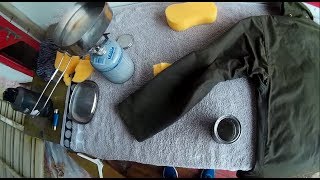 How to rewax a Barbour Jacket [upl. by Auqinihs]