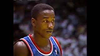 NBA 1988 playoff finals  Pistons vs Lakers game 7 Worthy 36 pts  16 rebs  10 assists [upl. by Lundt]