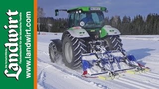 HPW Snowliner  Loipenspurgerät für den Traktor [upl. by Eldrid]