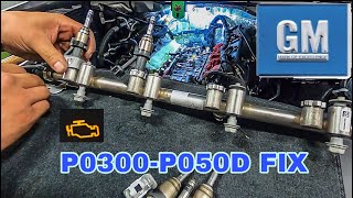 GM P050D Rough Idle Fix P0300 Chevy Silverado Rough idle amp misfire fix P0174 P0175 Cold misfire [upl. by Borlow]