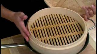 Cooking Tips  How to Use a Bamboo Steamer [upl. by Atews]