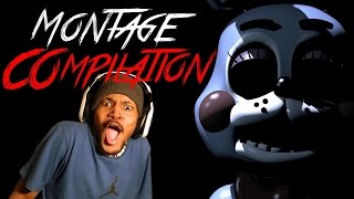 Five Nights At Freddys 2 Montage Compilation Funny Moments [upl. by Shaum]