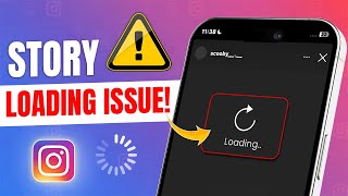 How to Fix Instagram Story Keeps Loading Issue on iPhone  Instagram Story Buffering Problem [upl. by Nylram551]