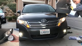 Toyota Venza Fog Light Replacement [upl. by Ravid]