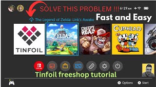 how to fix Nintendo switch Tinfoil freeshop games download problem [upl. by Richmond]