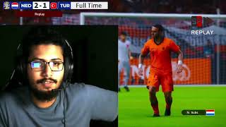 Netherlands vs Turkey  UEFA EURO 2024  Quarterfinals  eFootball PES GMAEPLAY PLSL 185 [upl. by Jarus]