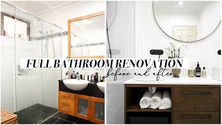 Our Bathroom Renovation  Before and After MinimalContemporary Home Decor Style  Mademoiselle [upl. by Carmelo42]