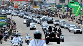 Top 10 Most Impressive African Presidential Motorcades 2024 [upl. by Nwadrebma253]