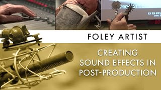 Foley Artists How Movie Sound Effects Are Made [upl. by Aicargatla]