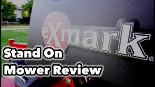 Exmark Stand On Mower Review GCI Turf MowDown ShowDown [upl. by Herwig]