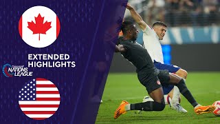 Canada vs USA Extended Highlights  CONCACAF Nations League  CBS Sports Golazo [upl. by Assiar207]