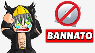 SONO STATO BANNATO DA ROBLOX [upl. by Hopfinger]