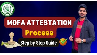 Mofa Attestation Process 2024 How to Verify Documents from MOFA complete guide [upl. by Statis]