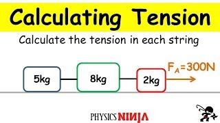 Calculating the Tension in the Strings [upl. by Ahseral]