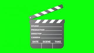 Clapper Board Green Screen Effect HD [upl. by Blondell]