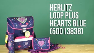 Распаковка Herlitz LOOP PLUS Hearts Blue 50013838 [upl. by Ennovyhs721]