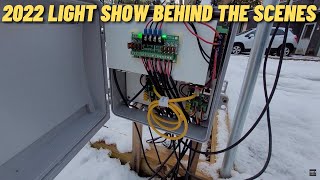 Behind The Scenes  2022 Christmas light show [upl. by Meehyr]