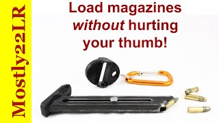 Quickly load 22LR magazines without hurting your thumb [upl. by Sherburne]