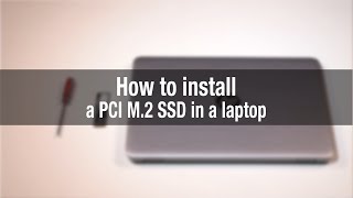 ADATA  How to install a PCIe M2 SSD in a laptop [upl. by Temple]